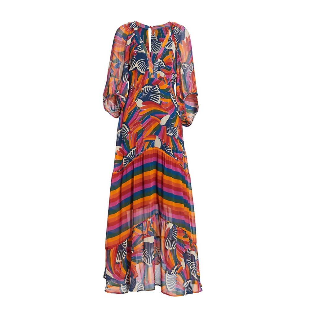 Farm Rio Toucan Print Maxi Dress